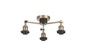 Dreifa Curved Ceiling Lights Deco Semi Flush Fittings